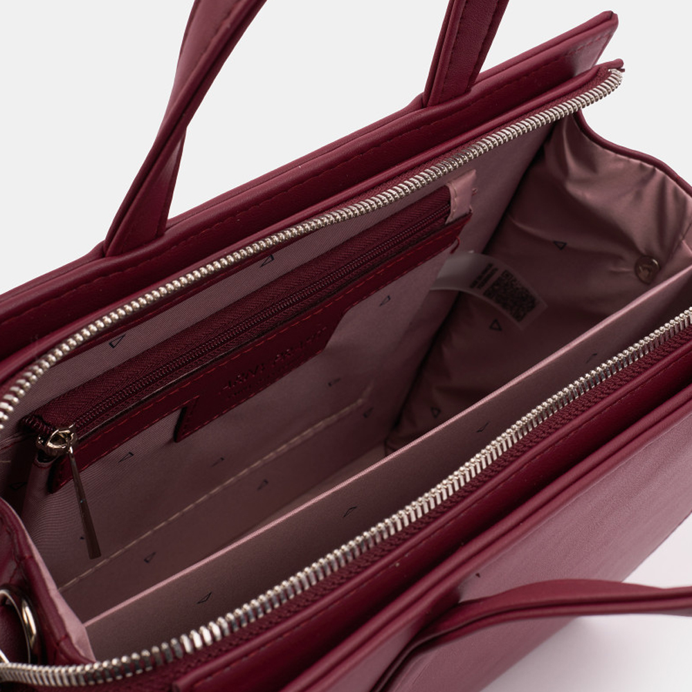 Каркасная сумка Fancy в цвете Бордо | ARNY PRAHT 