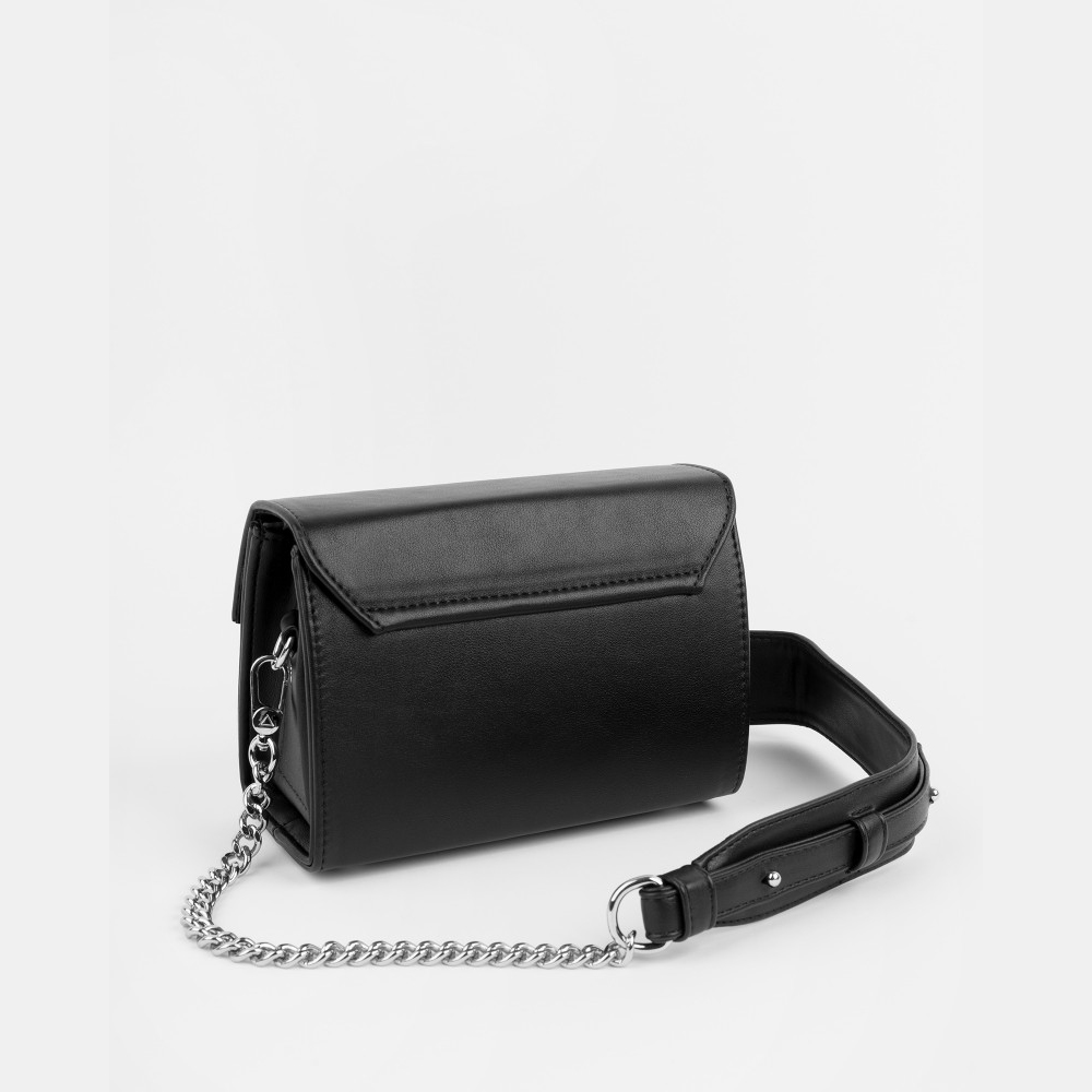 Каркасная черная сумка Kette XS  | ARNY PRAHT 