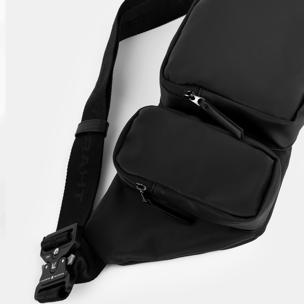 Текстильная поясная сумка Asia в черном цвете | ARNY PRAHT 