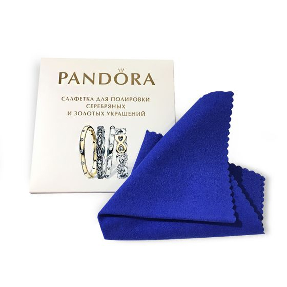 Салфетка Pandora для полировки изделий 18*18 | Monopolia Jewelry