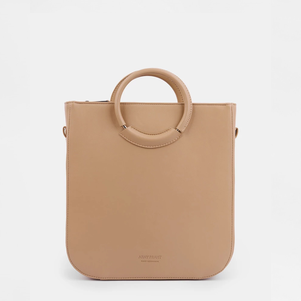 Большая сумка-шоппер Bo в цвете Капучино | ARNY PRAHT