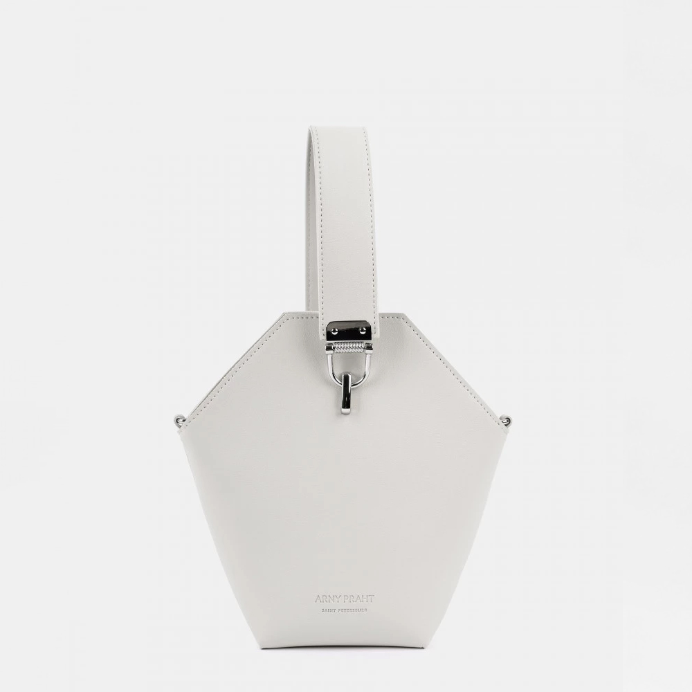 Небольшая женская сумка YOKO в белом цвете | ARNY PRAHT 
