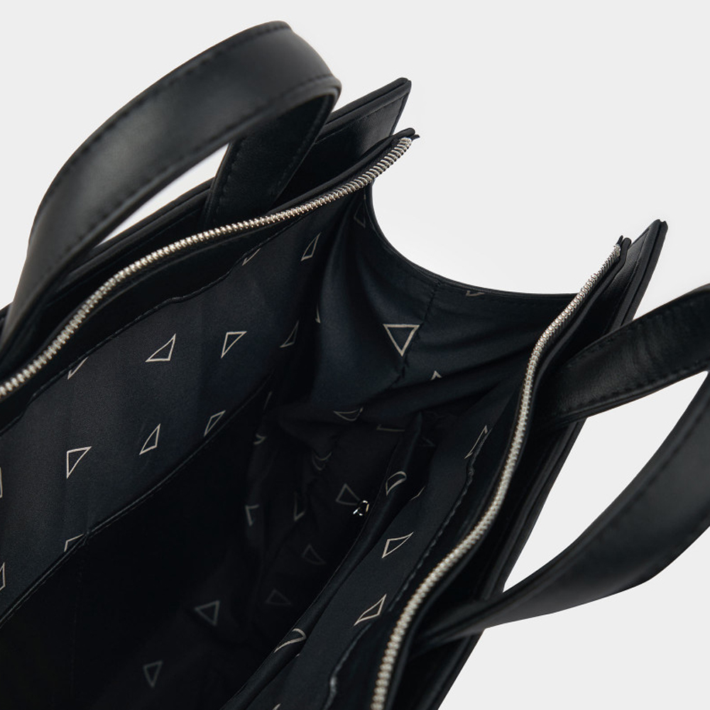 Универсальная сумка-шоппер Robe S в черном цвете | ARNY PRAHT 