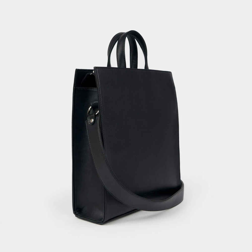 Универсальная сумка-шоппер Robe S в черном цвете | ARNY PRAHT 