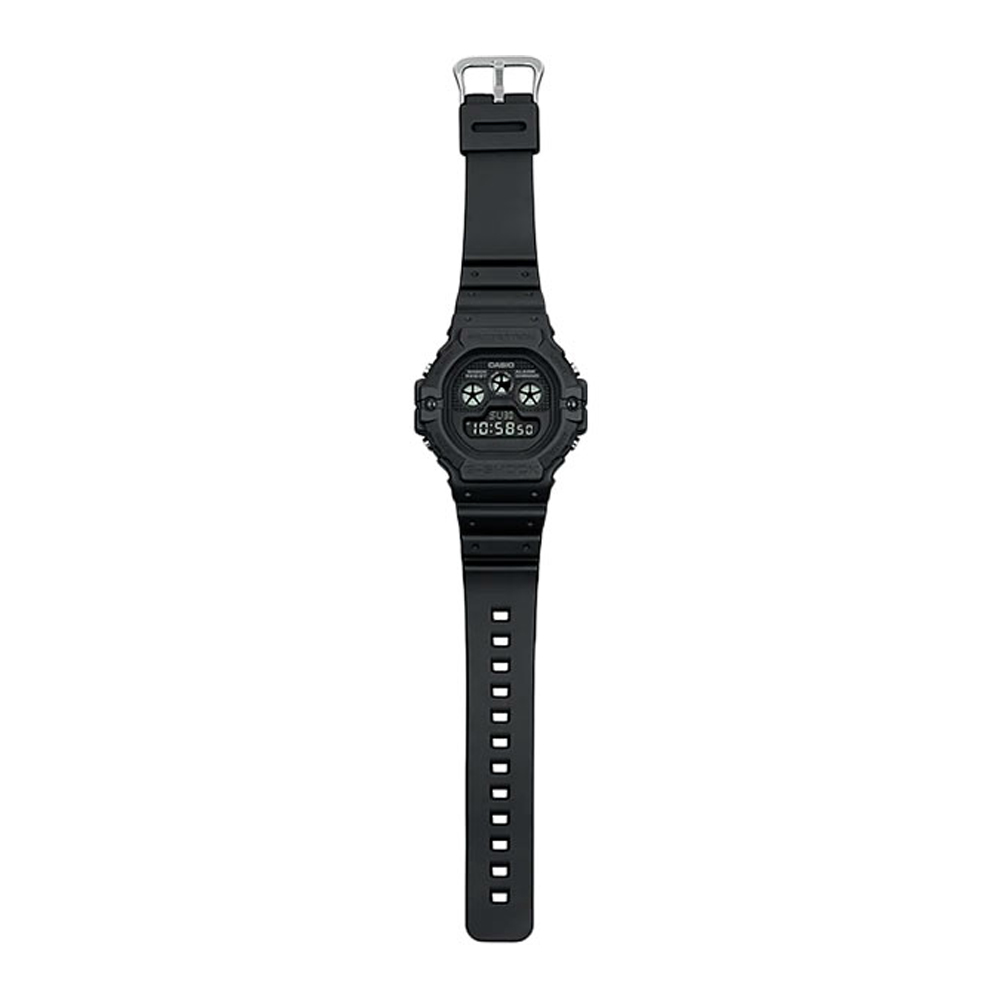 Японские часы мужские CASIO G-SHOCK DW-5900BB-1E с хронографом | Casio 
