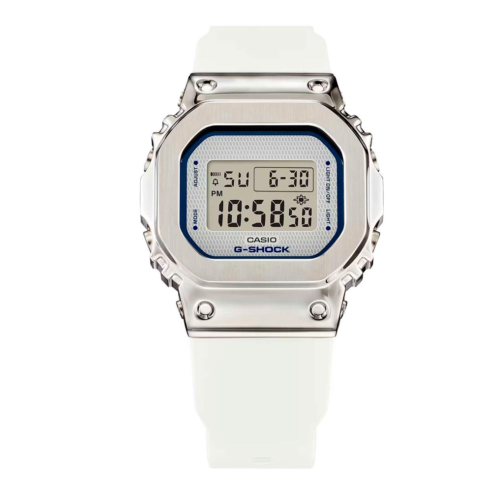 Японские наручные часы женские Casio G-SHOCK GM-S5600LC-7E с хронографом | Casio 