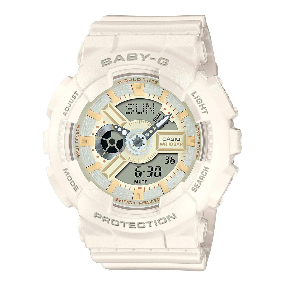 Японские часы женские CASIO Baby-G BA-110XSW-7A с хронографом | Casio 