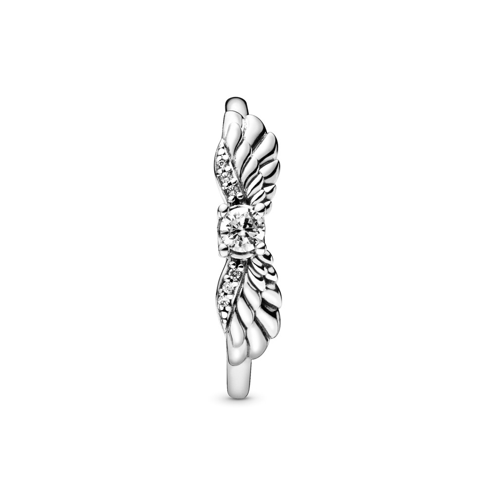 Кольцо «Сверкающие крылья ангела» | PANDORA 