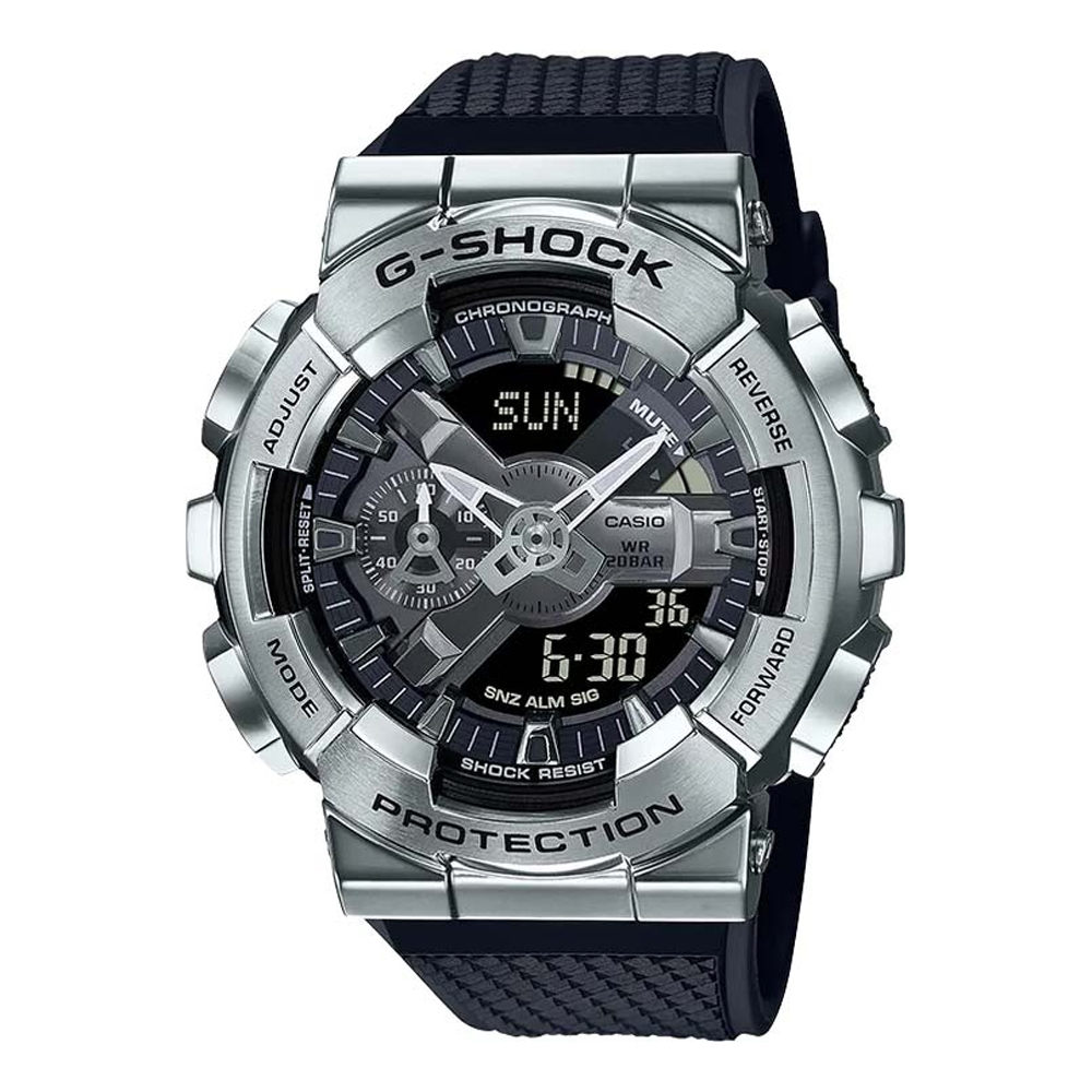 Японские часы мужские CASIO G-SHOCK GM-110-1AER с хронографом | Casio 