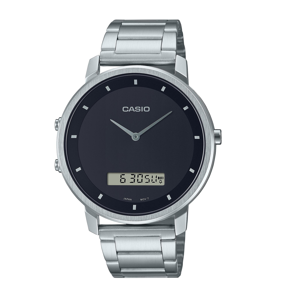 Японские наручные часы  мужские Casio Collection MTP-B200D-1E | Casio 