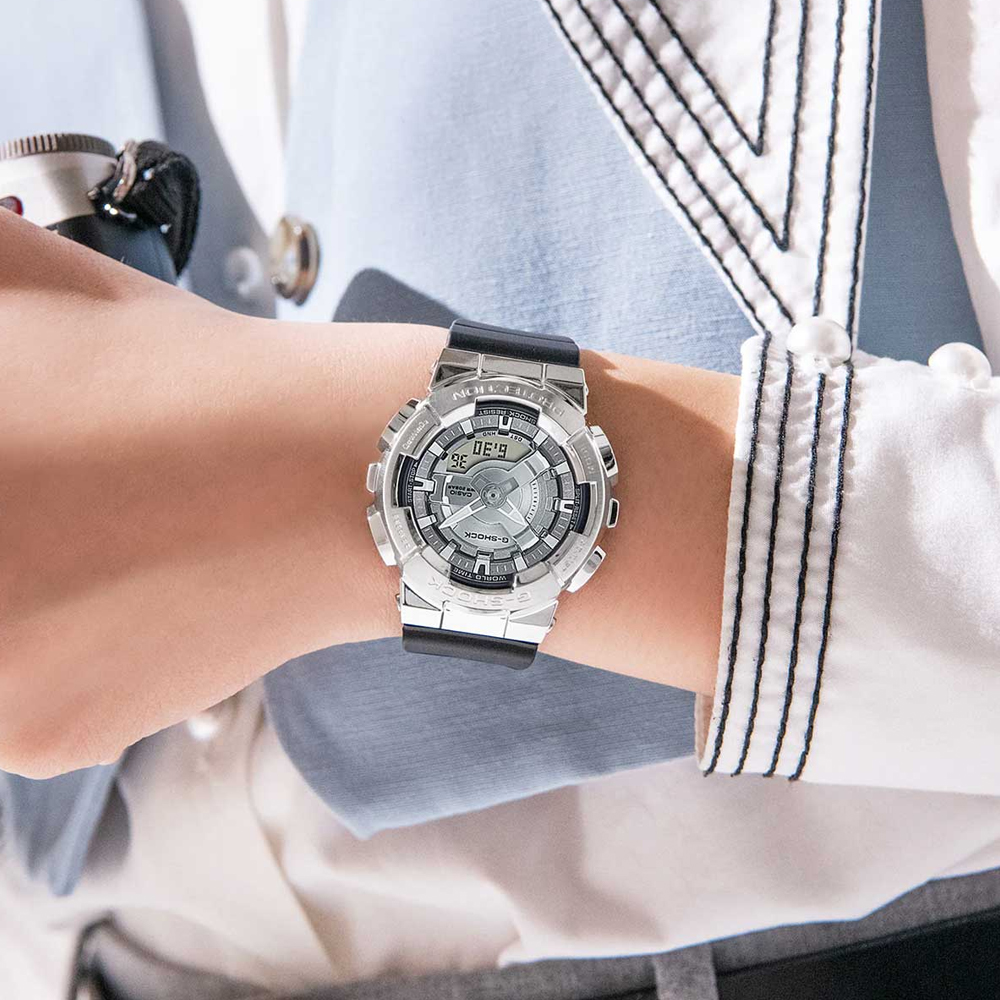 Японские часы CASIO G-SHOCK GM-S110-1A с хронографом | Casio 