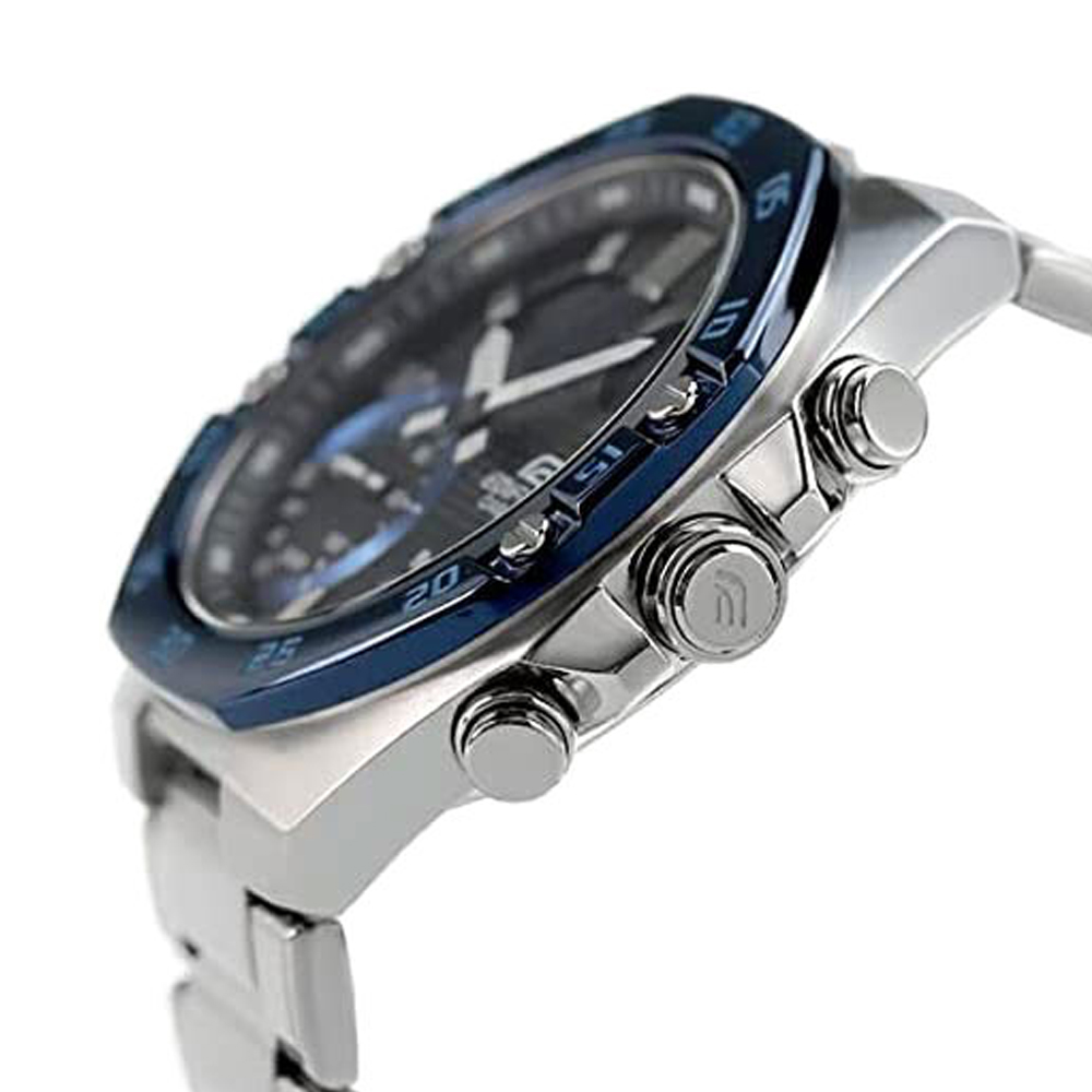 Японские часы мужские CASIO Edifice ECB-10DB-1B с хронографом | Casio 
