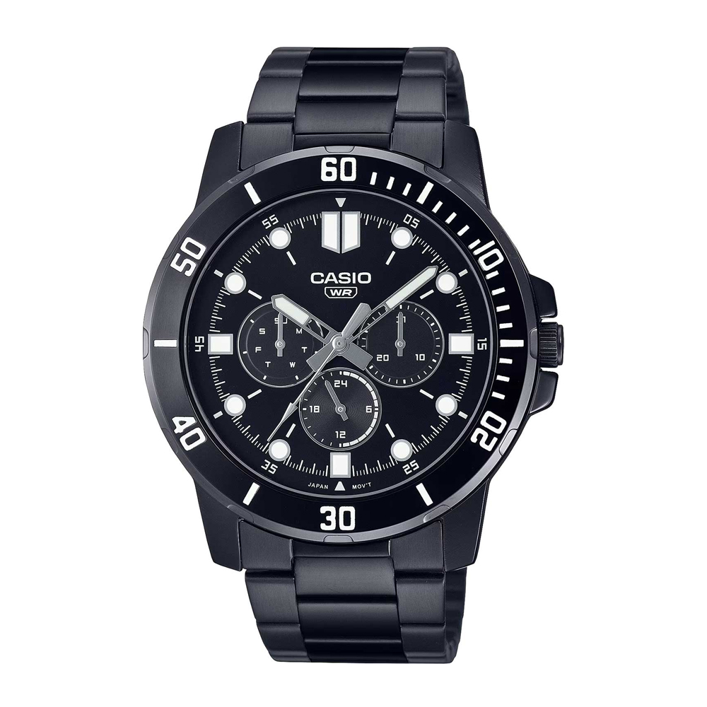 Японские наручные часы  мужские Casio Collection MTP-VD300B-1E | Casio 