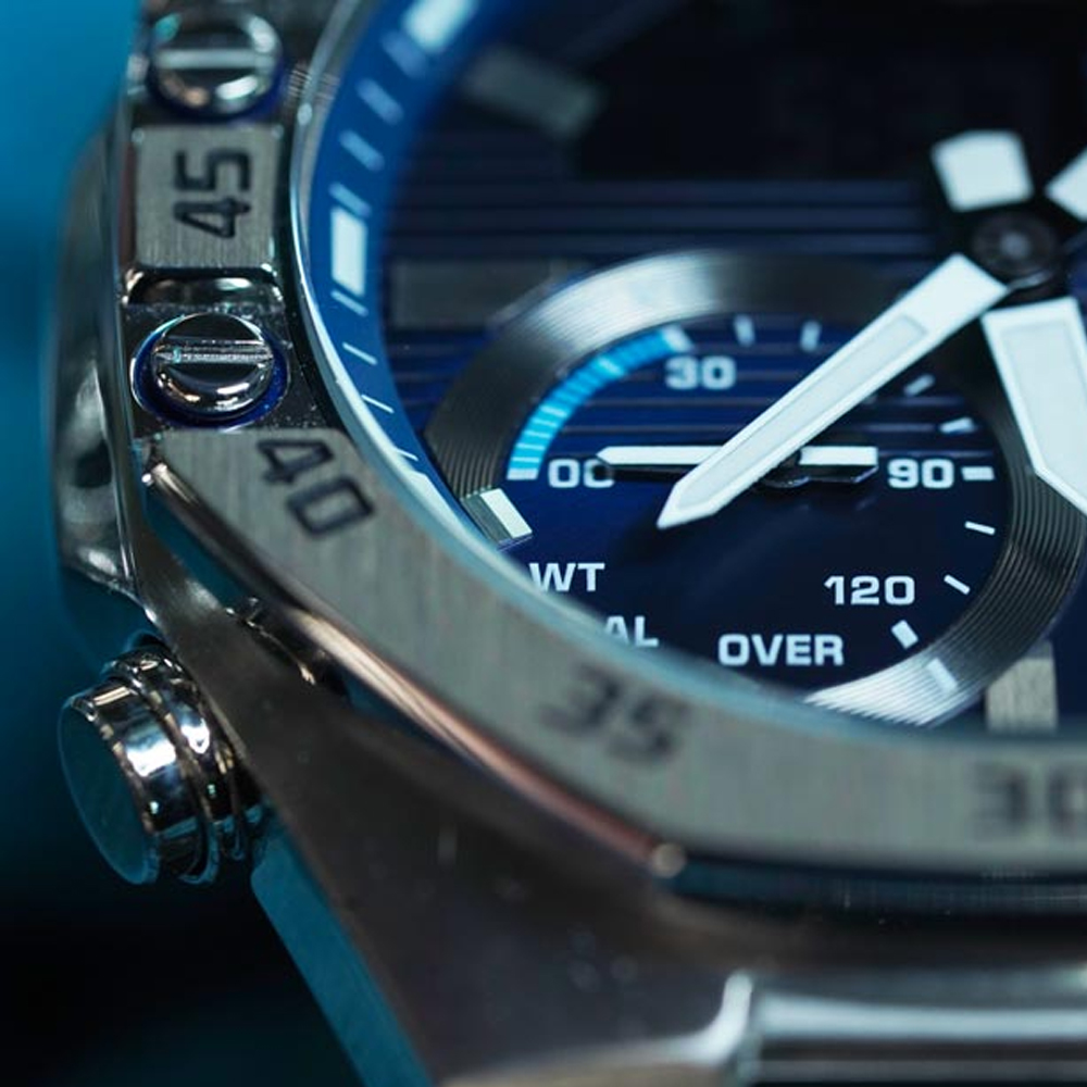 Японские часы мужские CASIO Edifice ECB-10D-2AEF с хронографом | Casio 