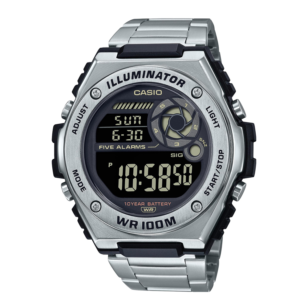 Японские наручные часы мужские Casio Collection MWD-100HD-1B | Casio 