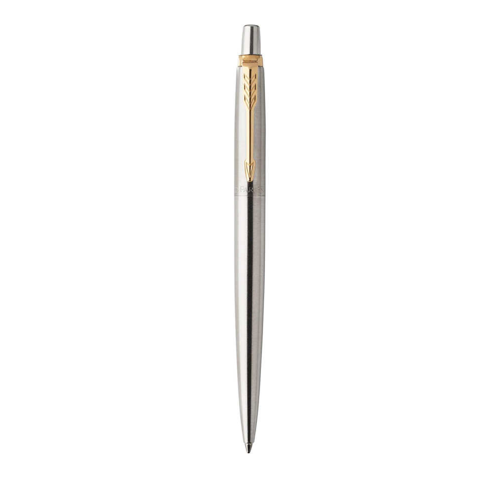 Шариковая ручка Parker Jotter Essential, St. Steel GT, стержень: Mblue, 1953182 | PARKER 