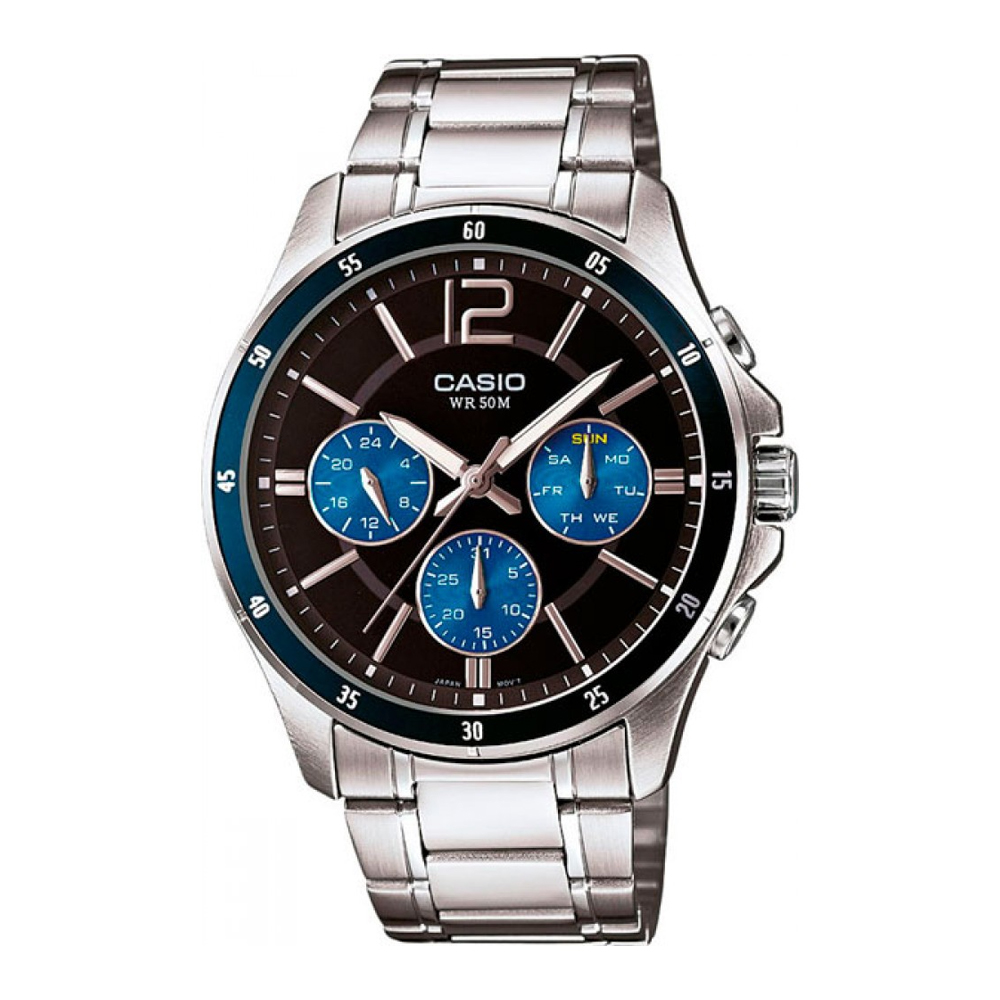 Японские наручные часы мужские Casio Collection MTP-1374D-2A | Casio 