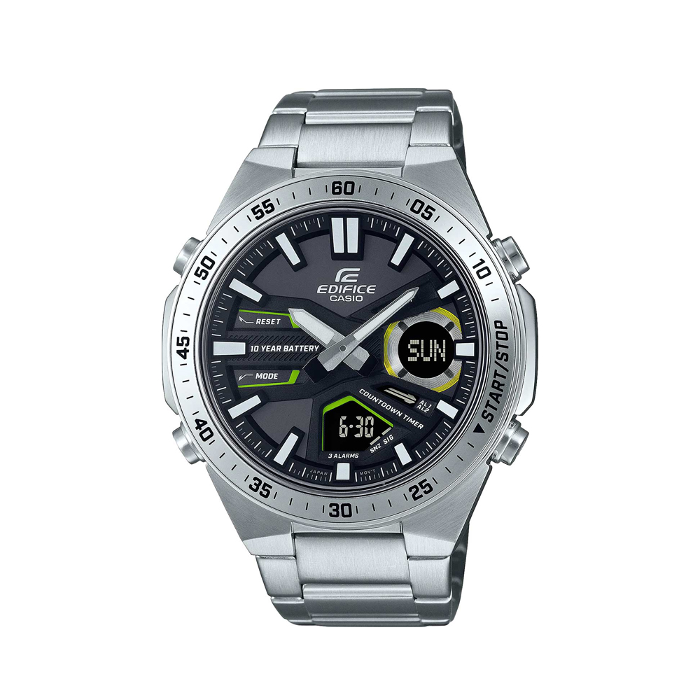 Японские часы мужские CASIO Edifice EFV-C110D-1A3 с хронографом | Casio 