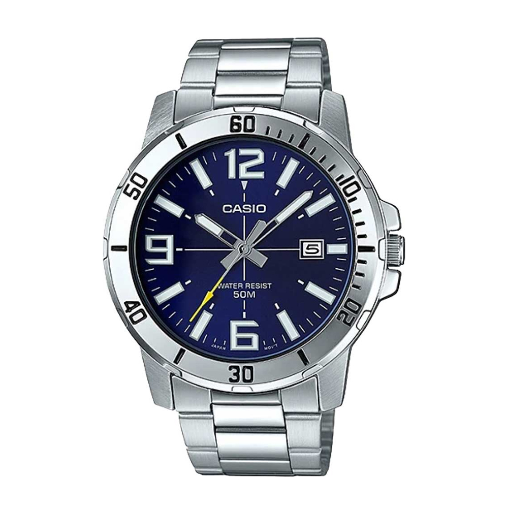 Японские наручные часы  мужские Casio Collection MTP-VD01D-2B | Casio 