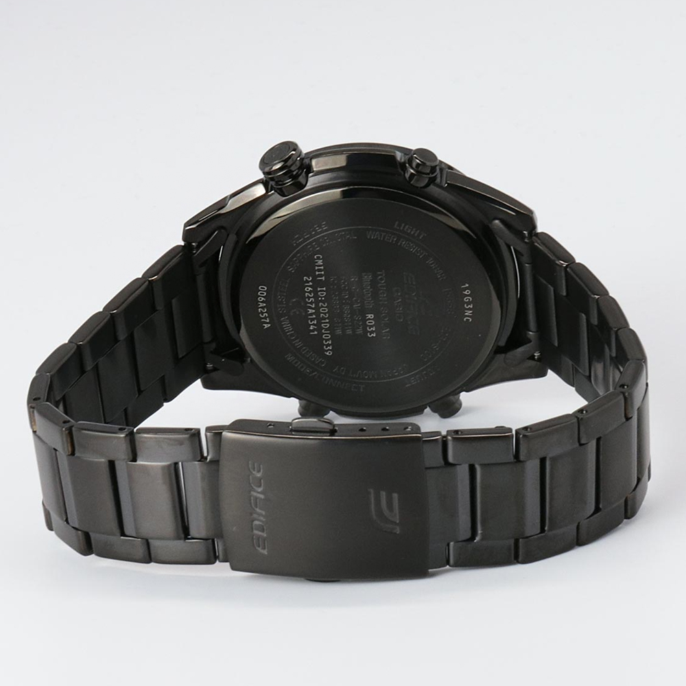 Японские часы мужские CASIO Edifice ECB-S100DC-2AEF с хронографом | Casio 