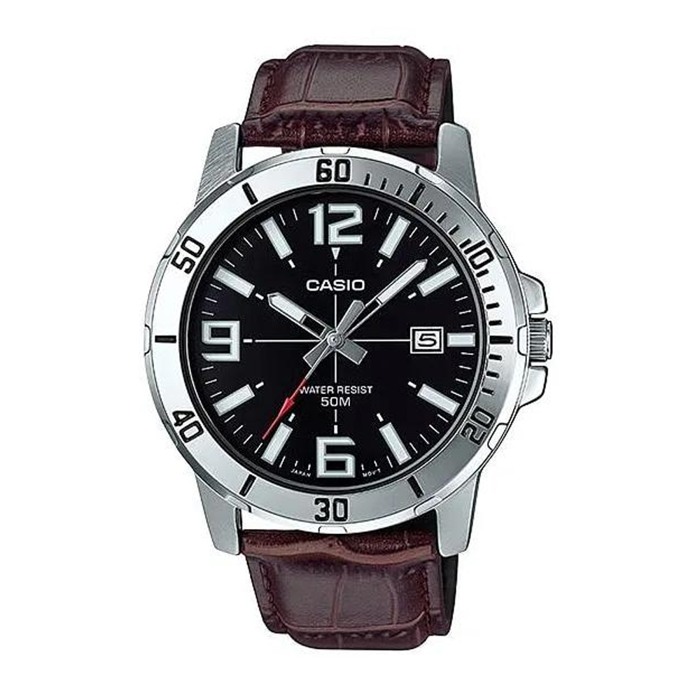 Японские наручные часы  мужские Casio Collection MTP-VD01L-1B | Casio 