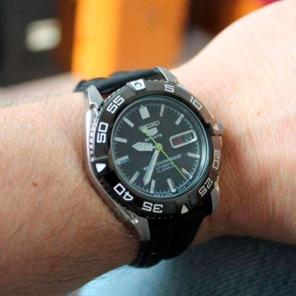 Японские наручные часы мужские Seiko Sports SNZB23J2, механические с автоподзаводом | SEIKO 