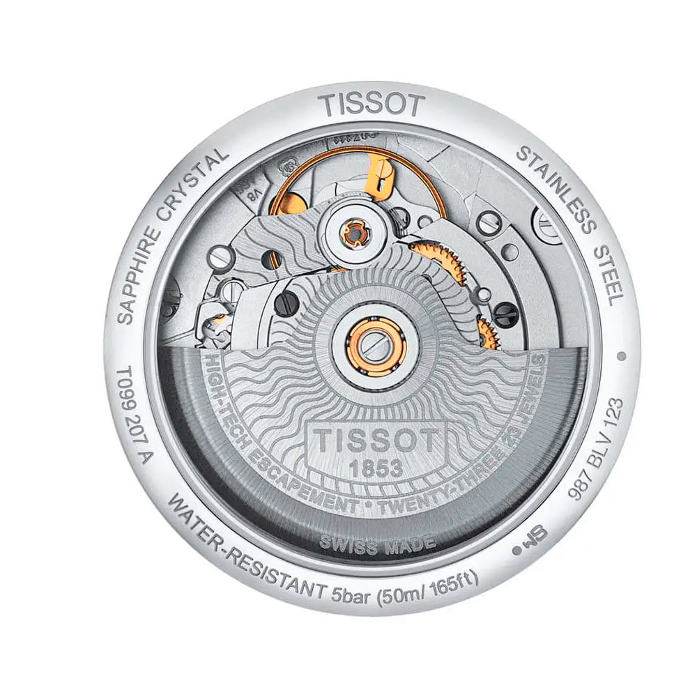 Часы женские Tissot Chemin Des Tourelles Powermatic 80 Lady T099.207.11.113.00, механика | TISSOT 