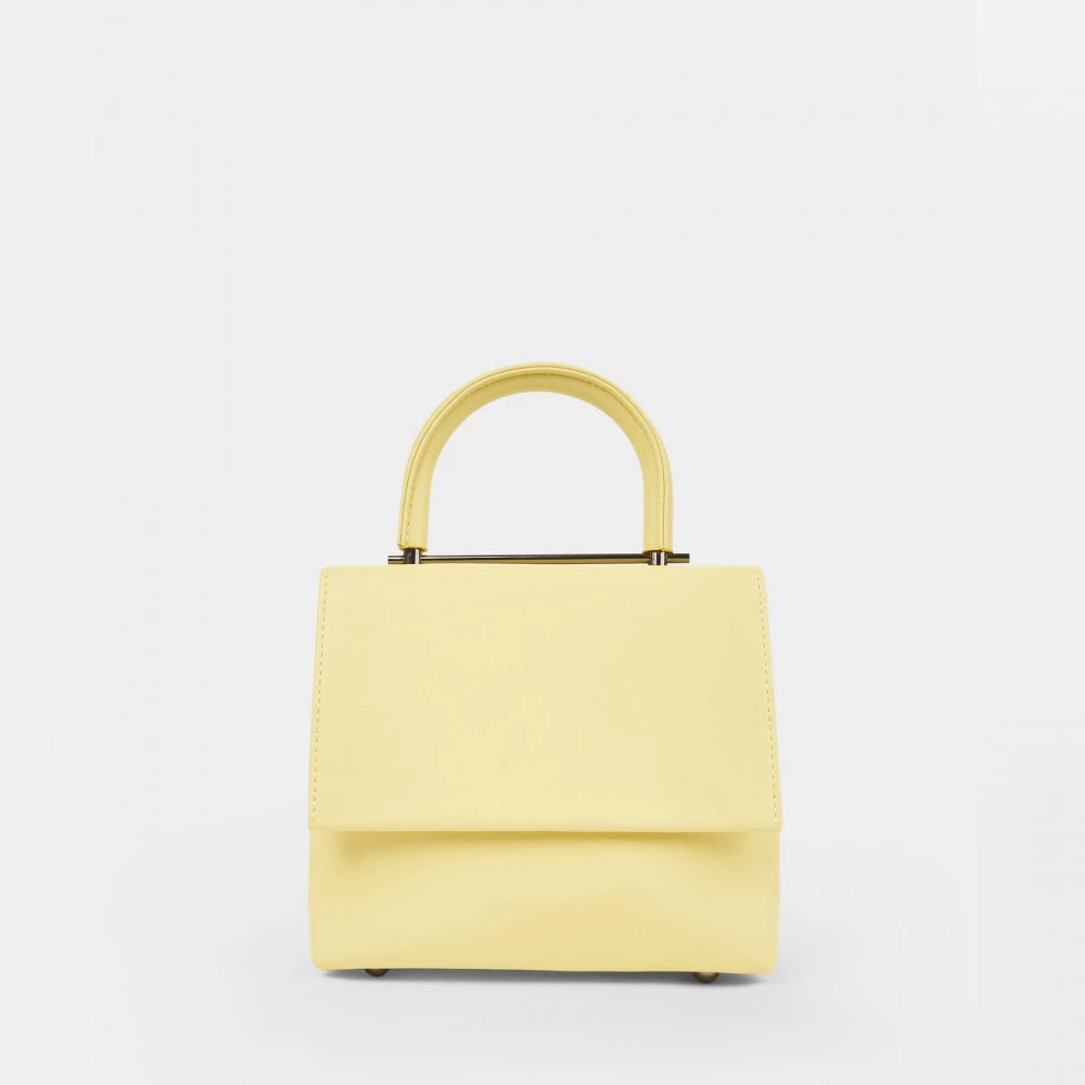 Каркасная женская сумка TRAVEA в  цвете Лимон | ARNY PRAHT