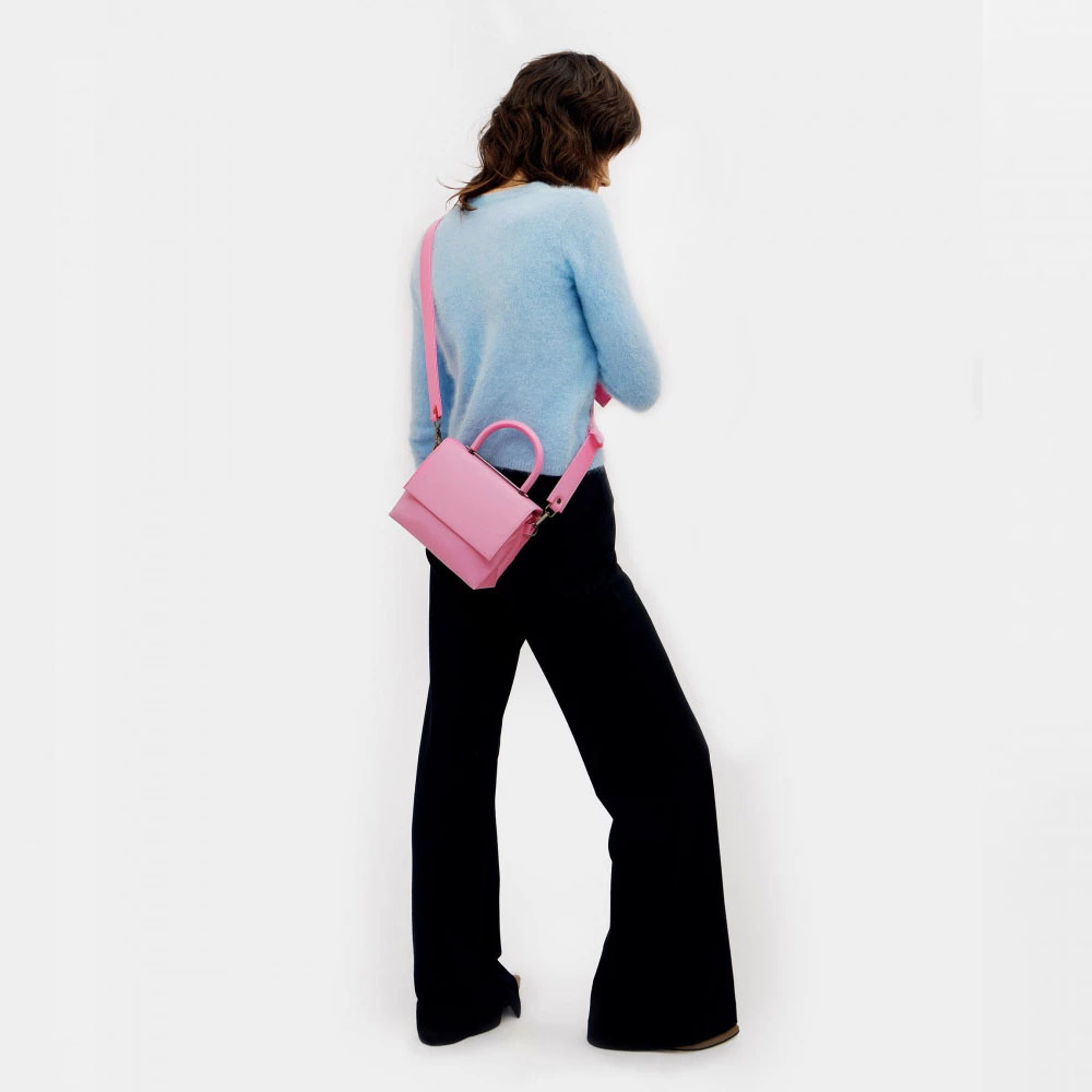 Каркасная женская сумка TRAVEA в  цвете Пион | ARNY PRAHT 
