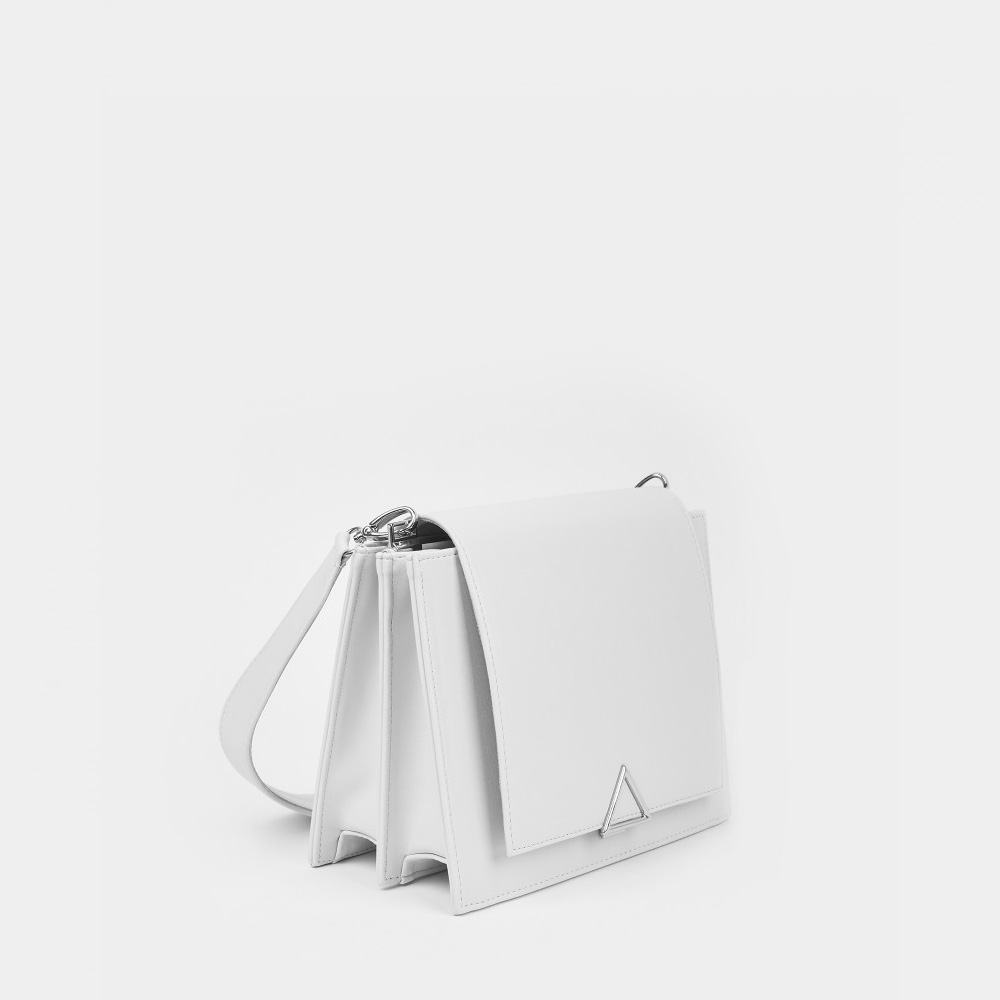 Каркасная сумка Kortni в цвете Пыльно-белый | ARNY PRAHT 
