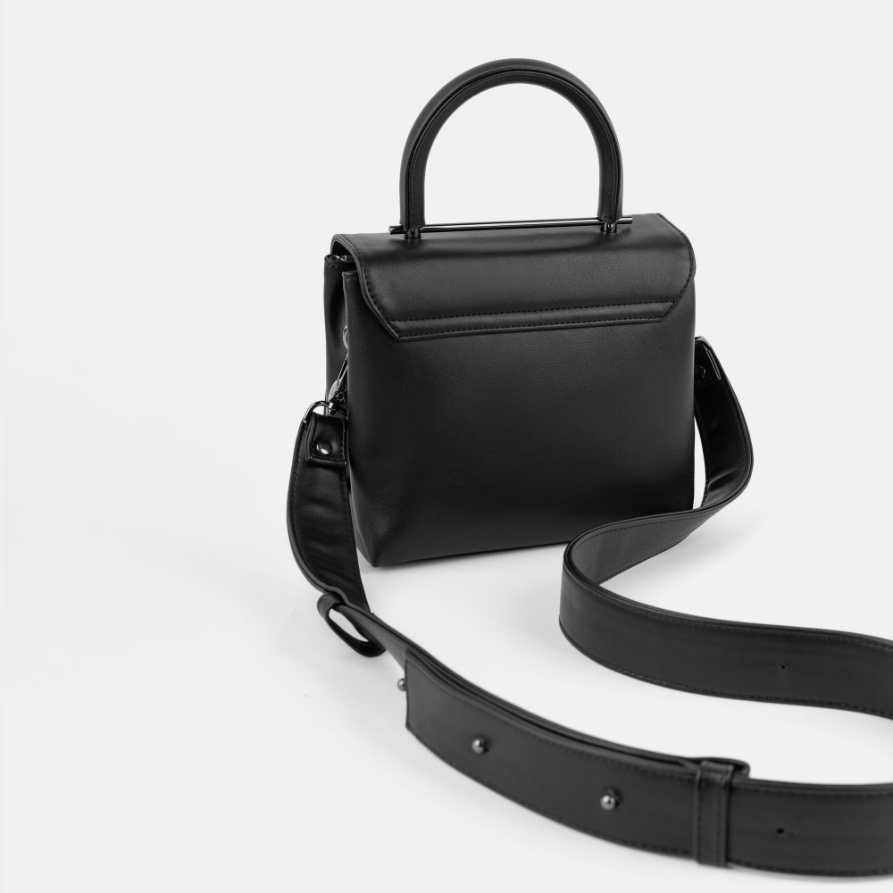 Каркасная женская сумка TRAVEA в черном цвете  | ARNY PRAHT 