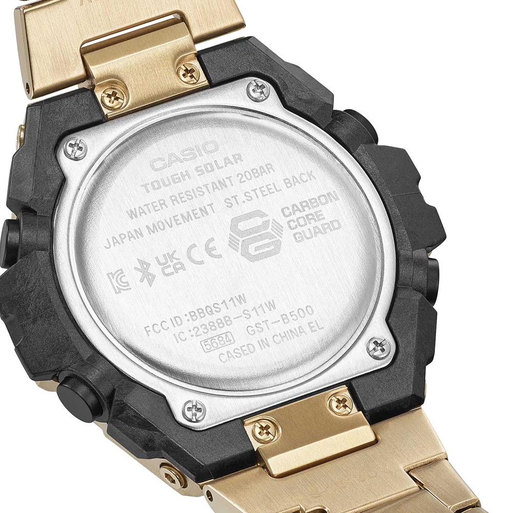 Японские наручные часы мужские Casio G-SHOCK  GST-B500GD-9A | Casio 