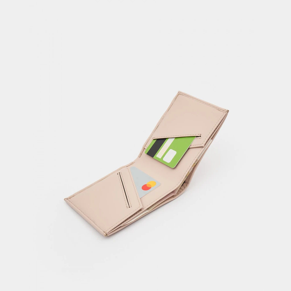 Небольшой складной кошелек для купюр и карт Smart в цвете Нюд | ARNY PRAHT 