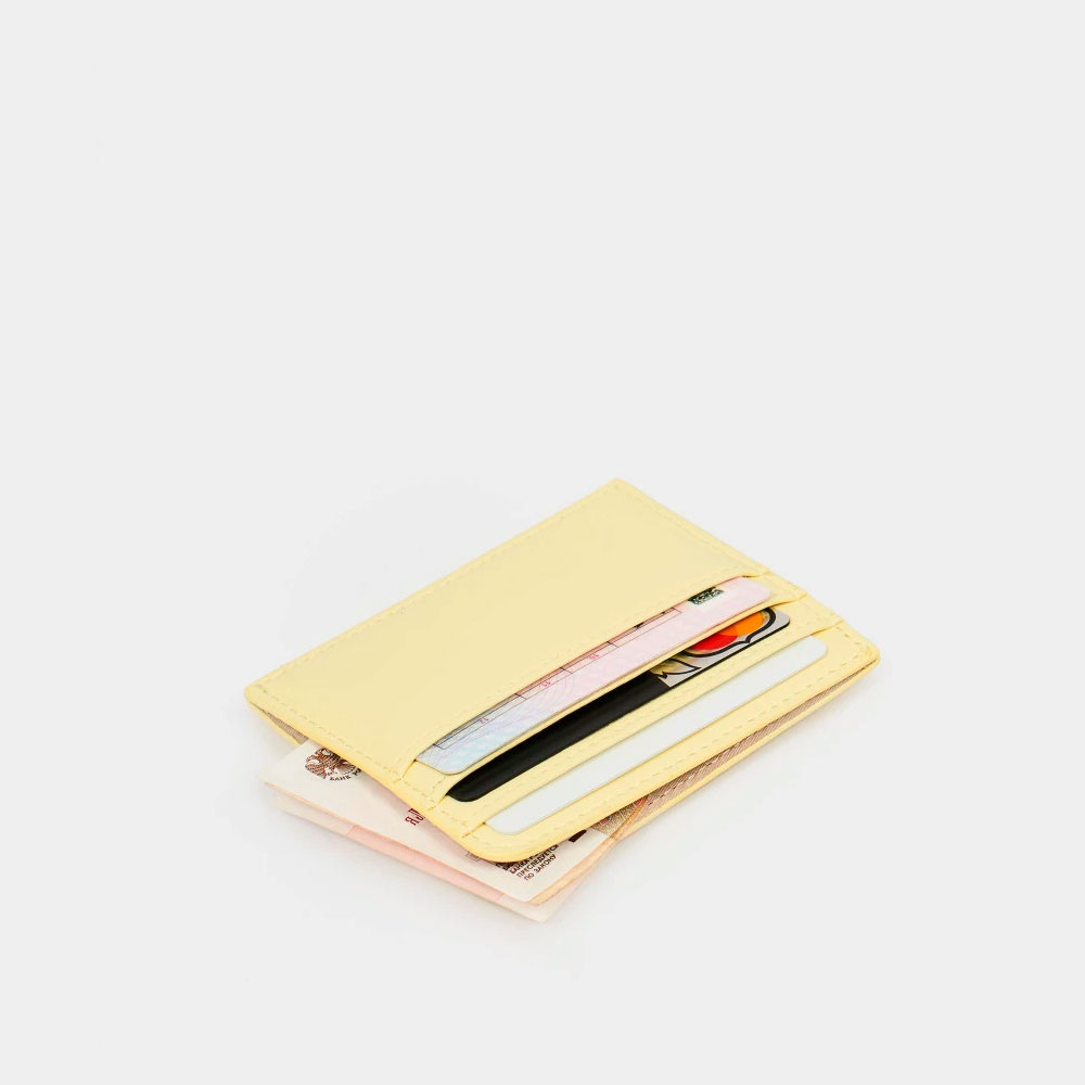 Небольшой кошелек Hold для купюр и карт в цвете лимонный сорбет | ARNY PRAHT 