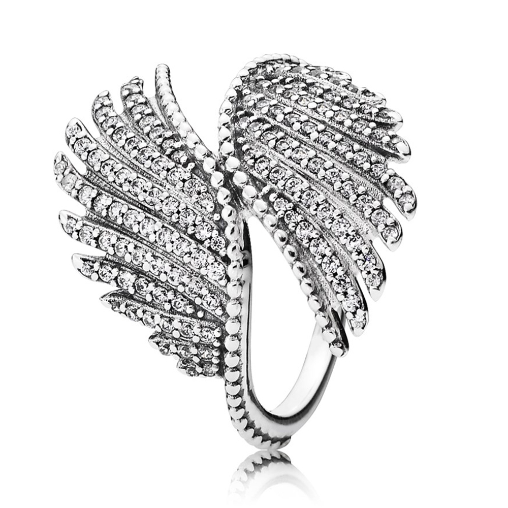 Кольцо «Волшебные перья» | PANDORA
