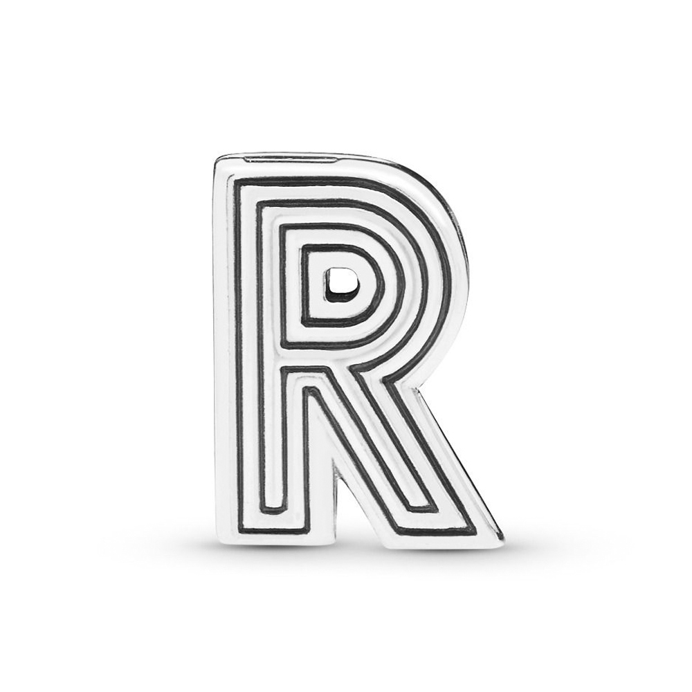 Клипса «Буква R» Reflexions | PANDORA 