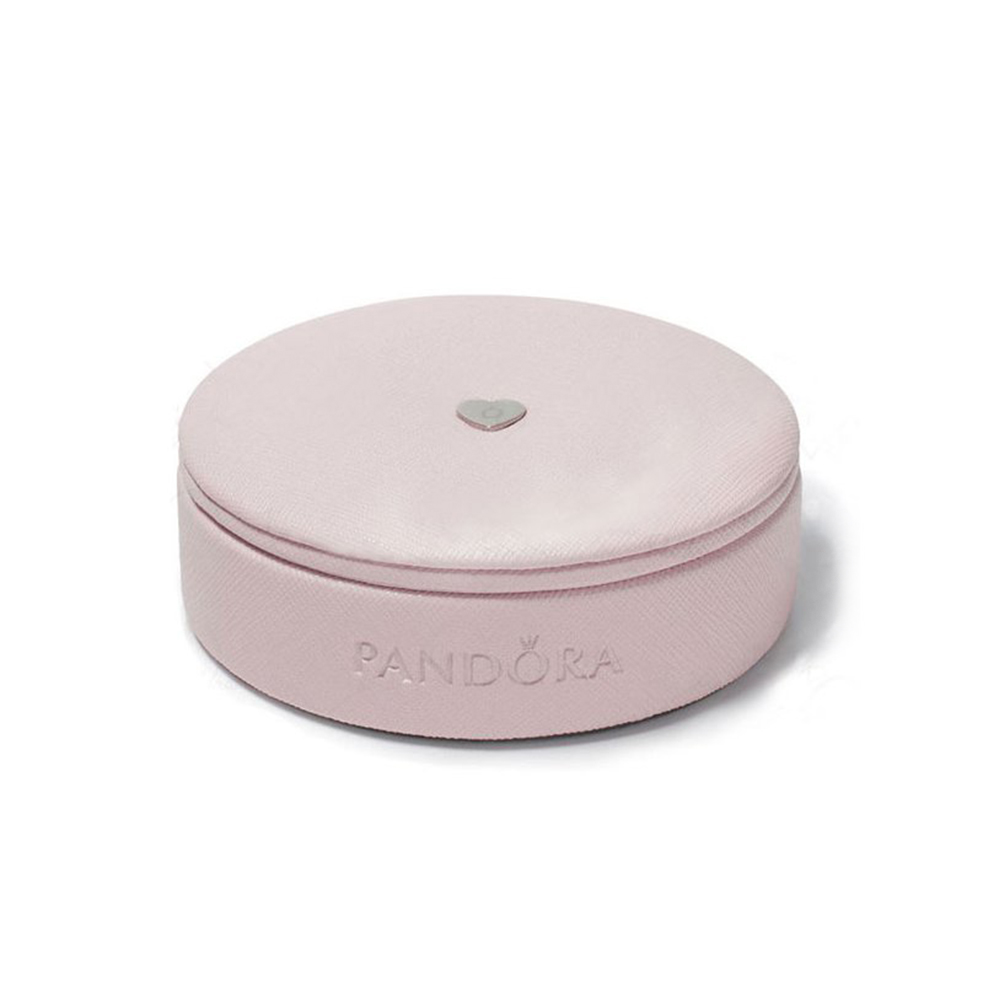 Круглая шкатулка Pandora для браслета и шармов | PANDORA 