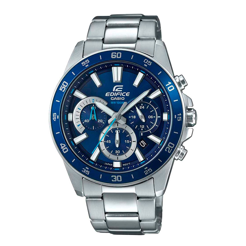 Японские часы мужские CASIO Edifice EFV-570D-2A с хронографом | Casio 