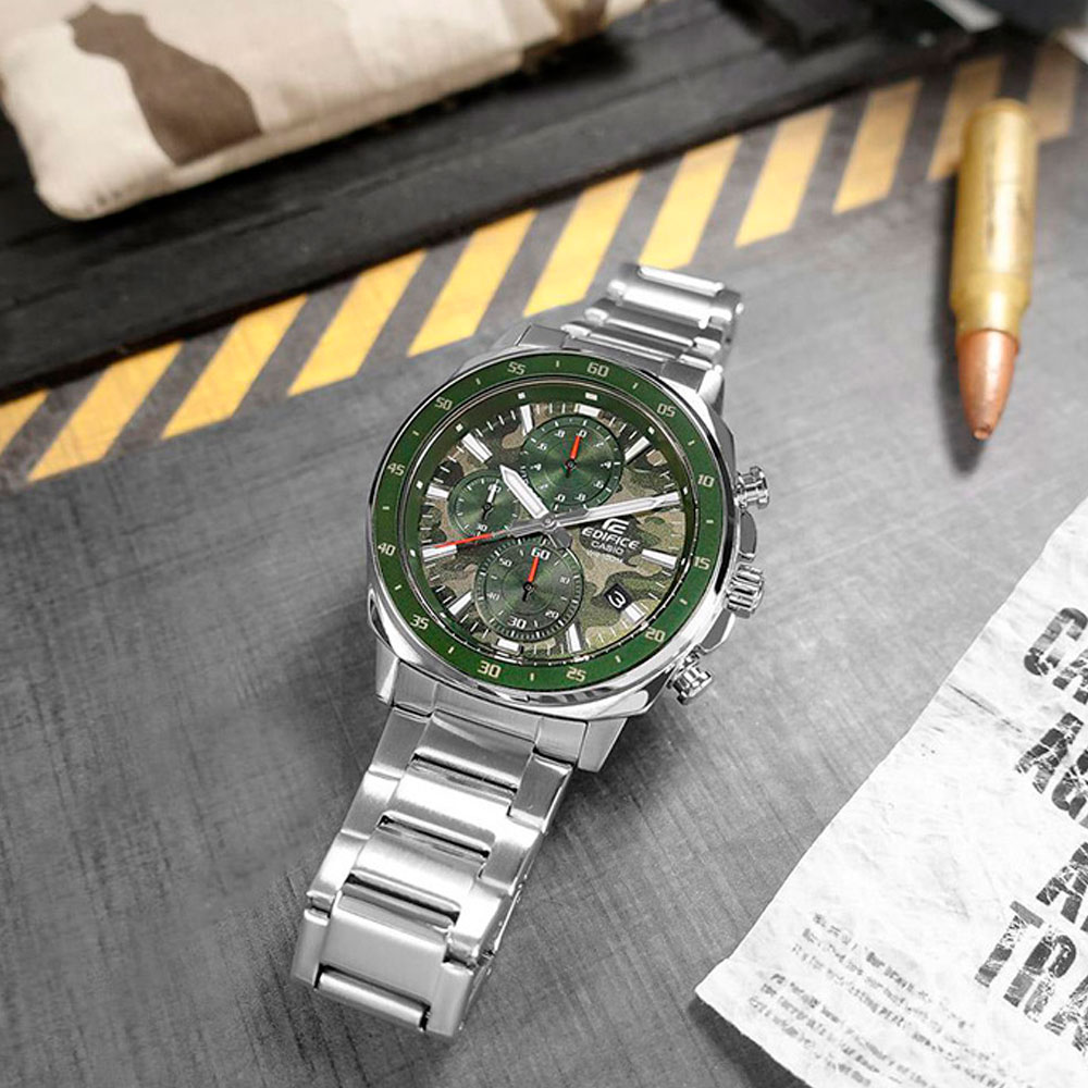 Японские часы мужские CASIO Edifice  EFV-600D-3C с хронографом | Casio 