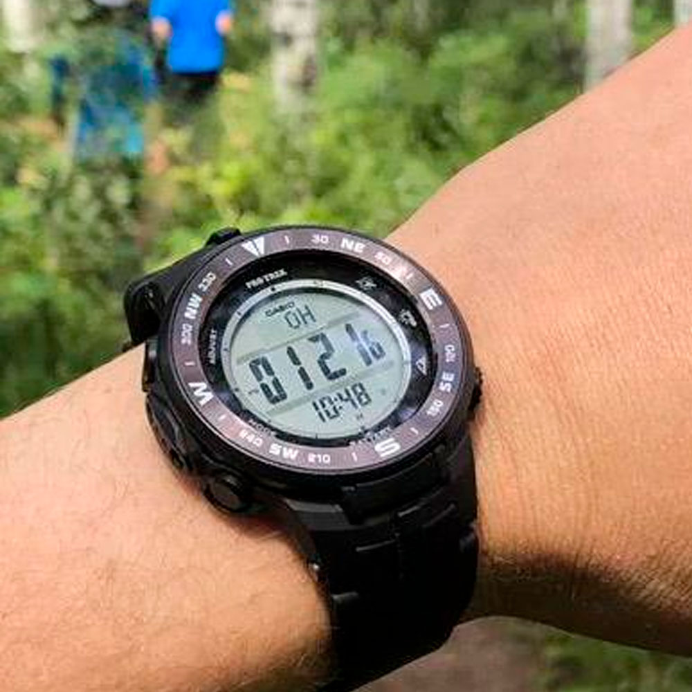 Японские наручные часы мужские Casio Pro Trek PRG-330-1E с хронографом | Casio 