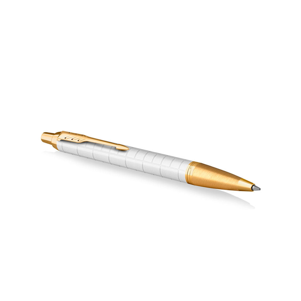 Шариковая ручка Parker IM Premium K318 Pearl GT, стержень: M, цвет чернил: blue, 2143643 | PARKER 