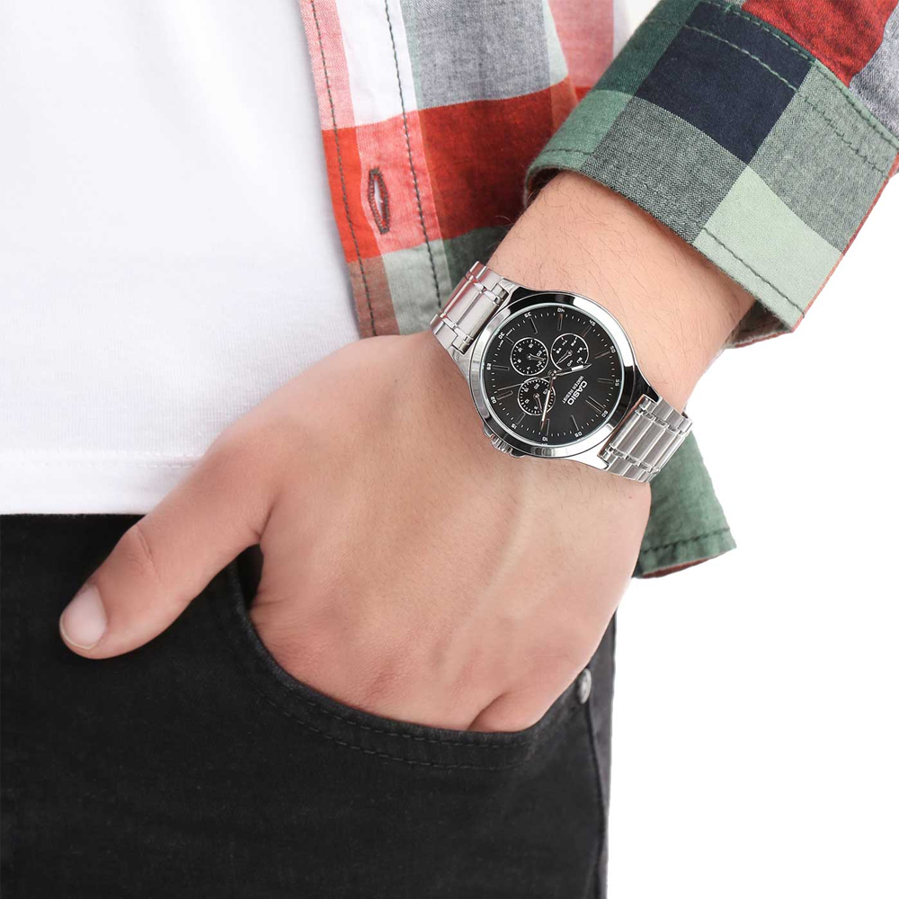 Японские часы мужские CASIO Collection MTP-V300D-1A | Casio 