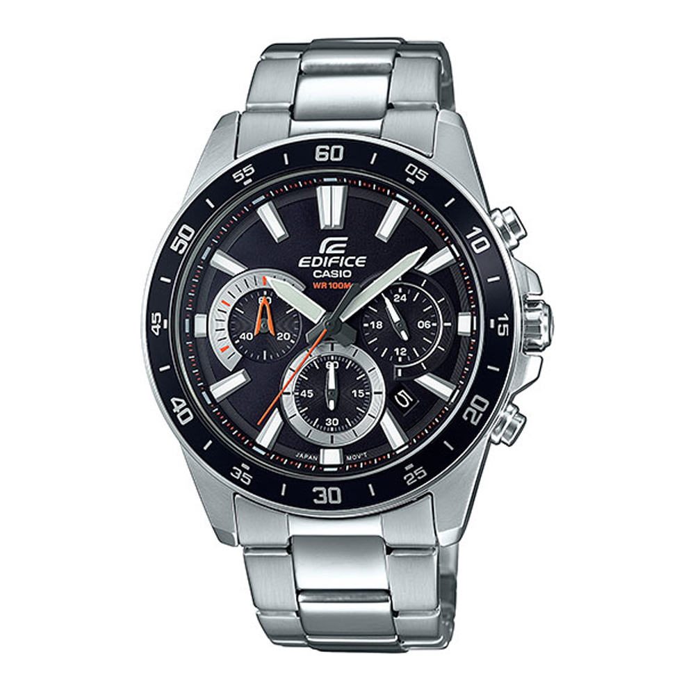 Японские часы мужские CASIO Edifice EFV-570D-1A с хронографом | Casio 