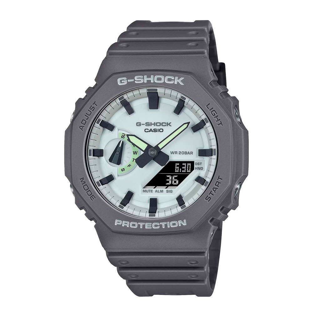 Японские наручные часы мужские Casio G-SHOCK GA-2100HD-8A с хронографом | Casio 