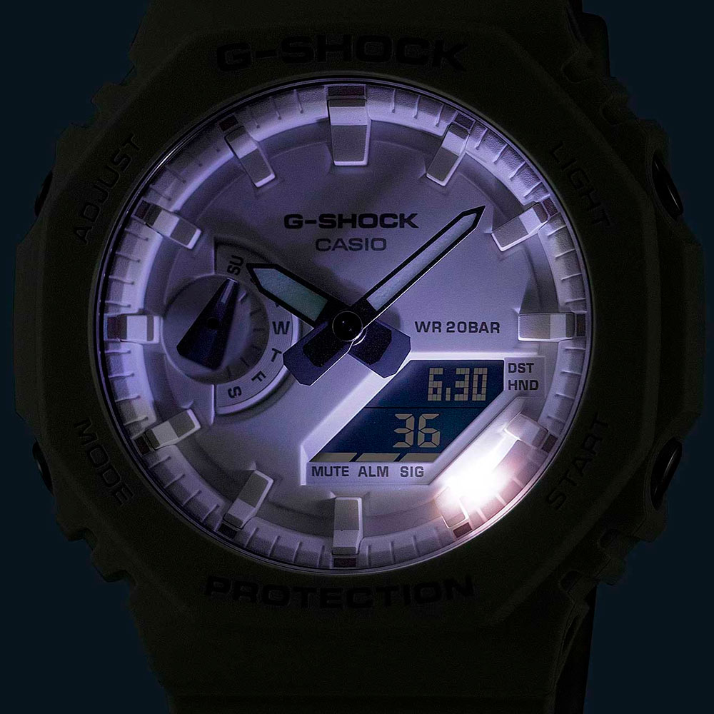 Японские наручные часы мужские Casio G-SHOCK  GA-2100-7A7  с хронографом | Casio 