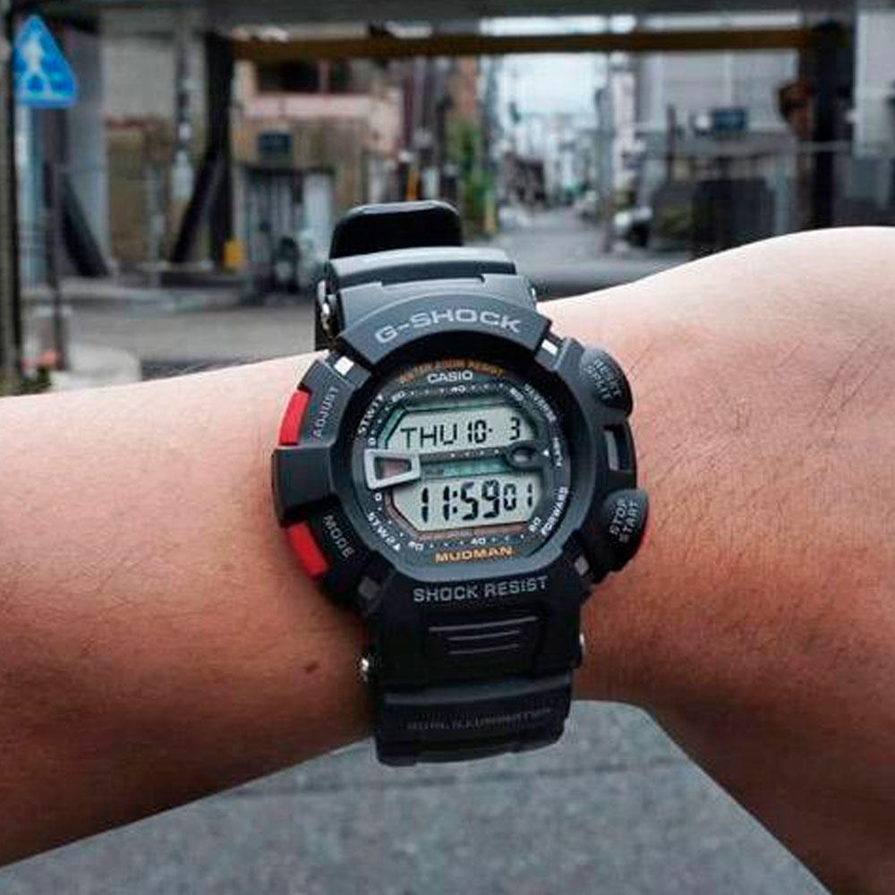 Японские наручные часы мужские Casio G-SHOCK G-9000-1V с хронографом | Casio 