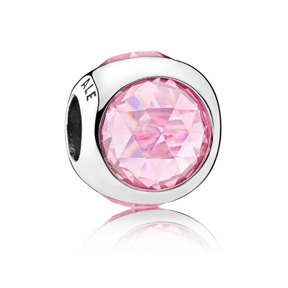 Шарм-подвеска «Розовая сияющая капля» | PANDORA 