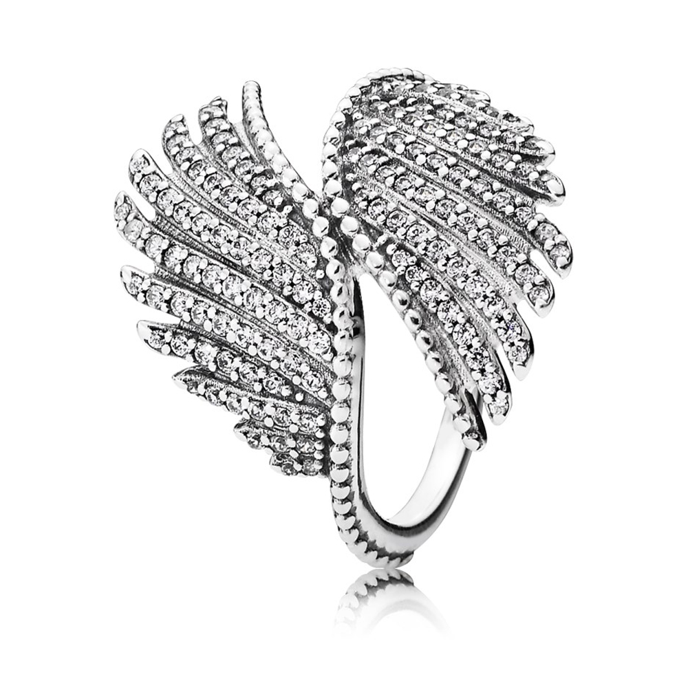 Кольцо «Волшебные перья» | PANDORA 