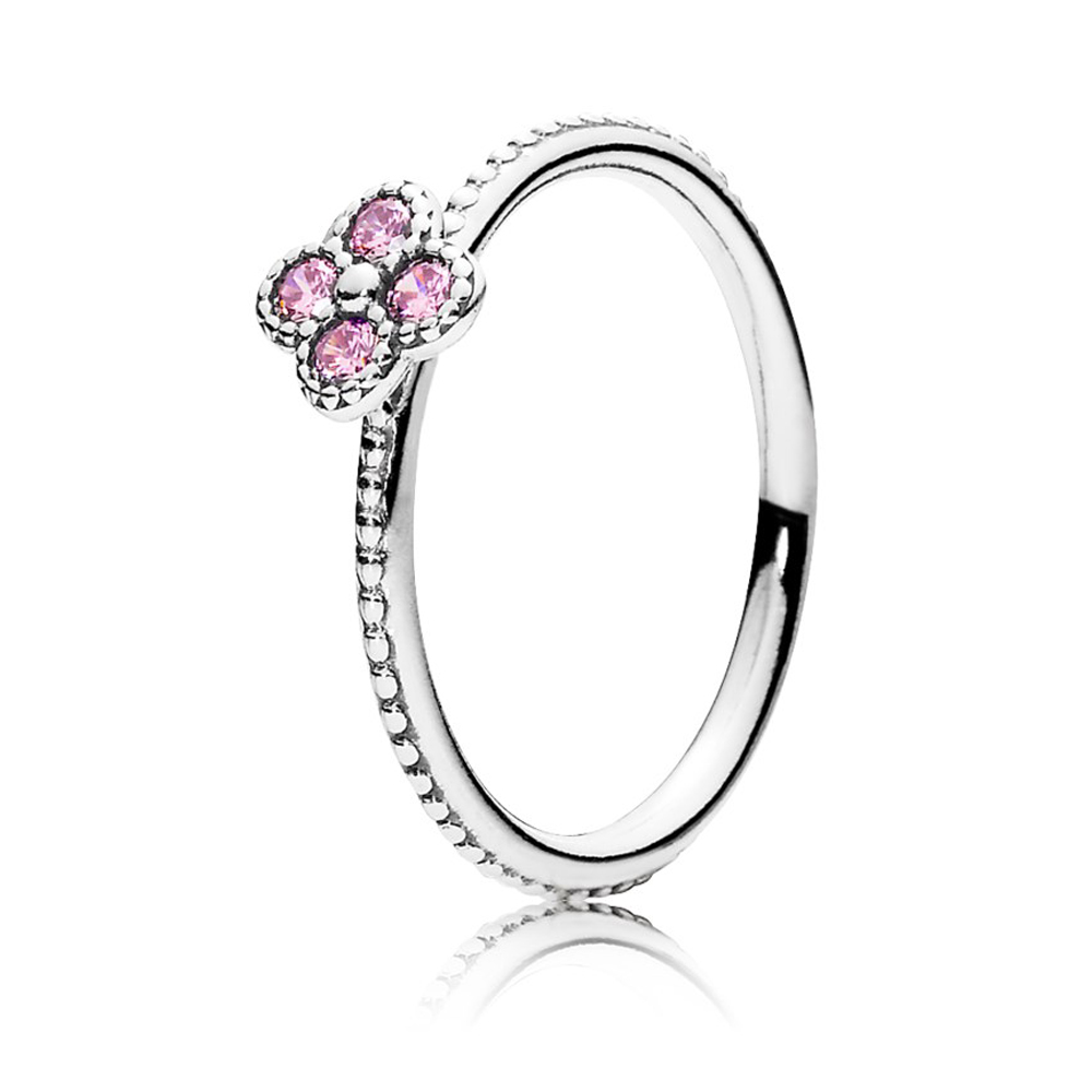 Кольцо «Розовый восточный цветок» | PANDORA