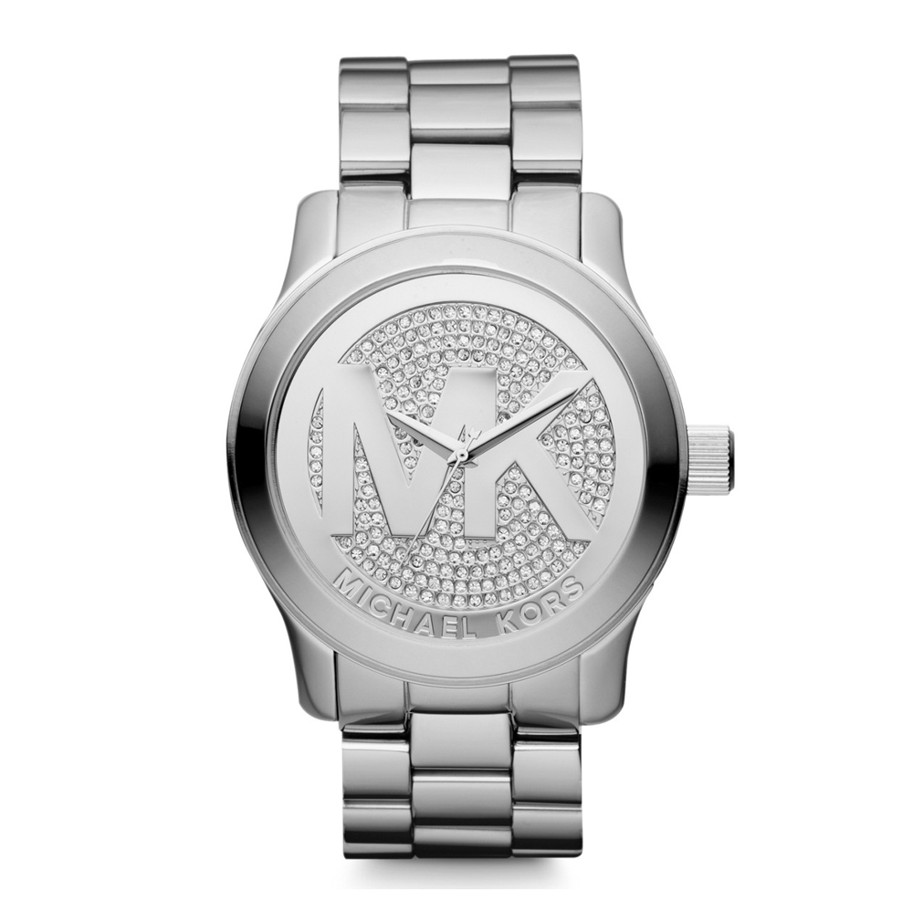 Michael Kors watch Silver Crystal